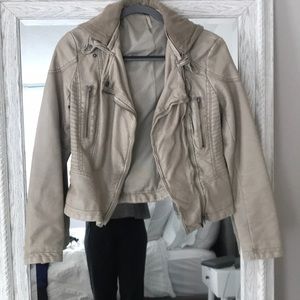 Free People leather jacket